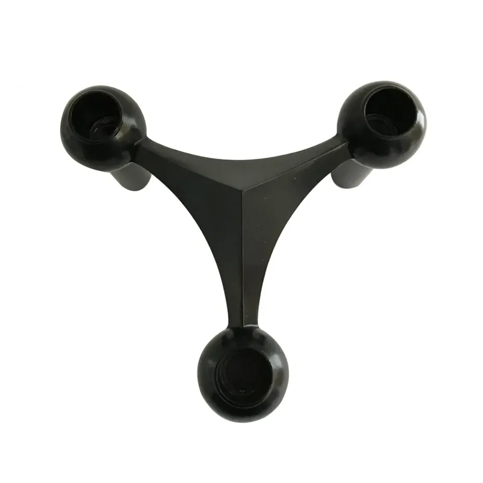 STOFF Nagel candle sticks 3-pack, Black Sale