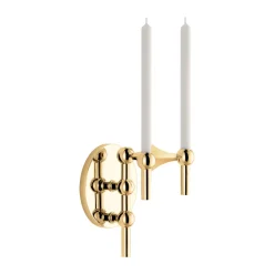 STOFF Nagel candle sticks wall, Brass Gold-coloured Clearance