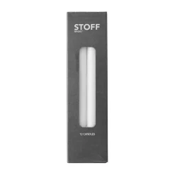 STOFF Nagel candle sticks 3-pack, chromium Silver-coloured Best