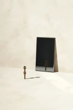 STOFF Nagel vase, Bronzed brass Gold-coloured New