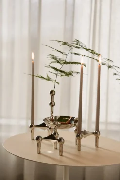 STOFF tapered candle by ester & erik 6-pack, sand Beige Sale