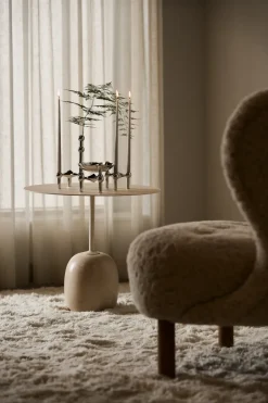 STOFF tapered candle by ester & erik 6-pack, sand Beige Sale