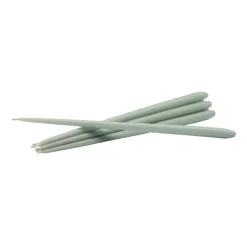 STOFF tapered candle by ester & erik 6-pack, Dusty mint TurquoiseGreen Clearance