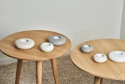 Scandi Living Stone lantern Ø13 cm, White Best