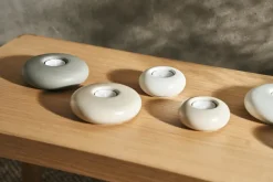 Scandi Living Stone lantern Ø13 cm, White Best