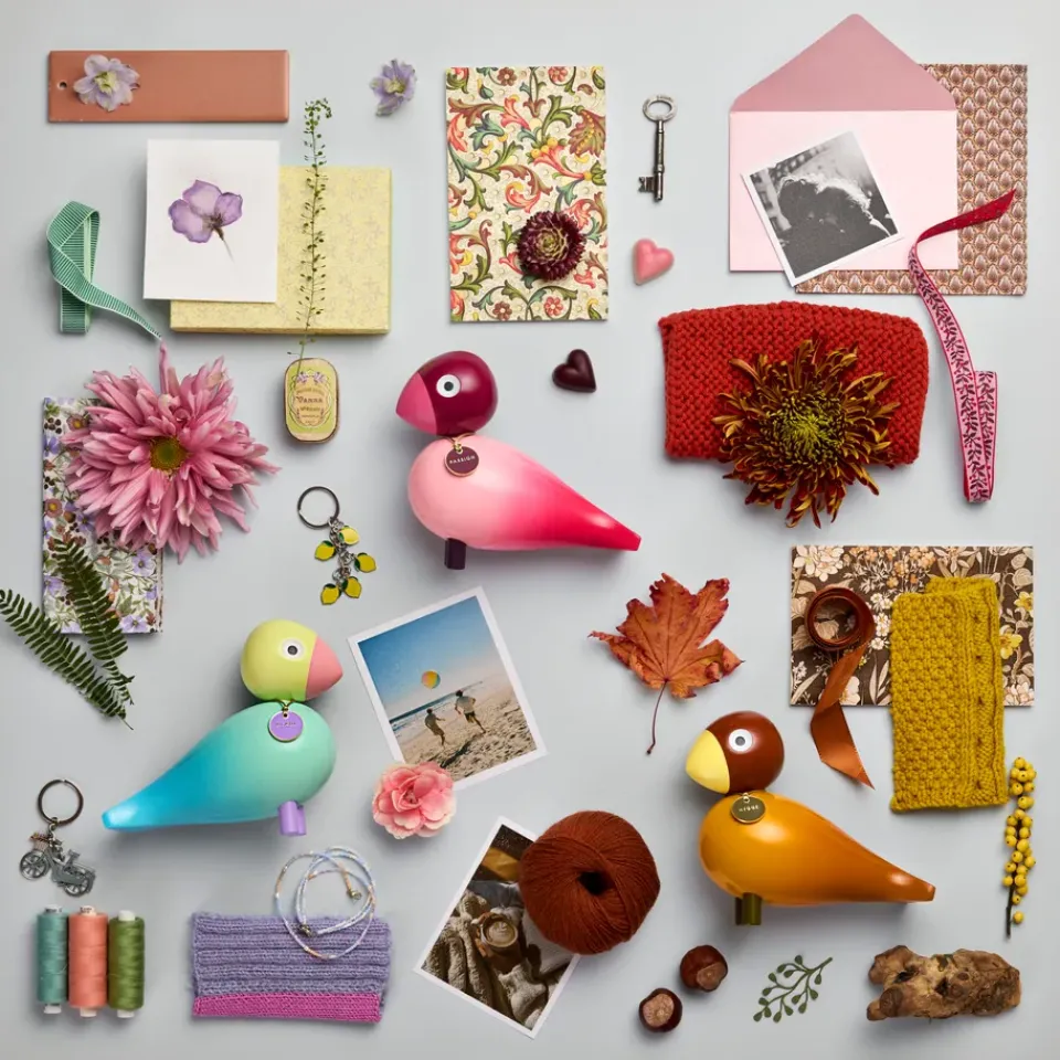 Kay Bojesen Denmark Story bird, Passion Pink Sale