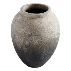 MUUBS Story flower pot h28 cm Ø23 cm, Grey