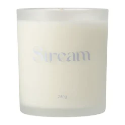 Scandi Living Stream scented candle, 240 g Blue Clearance