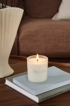 Scandi Living Stream scented candle, 240 g Blue Clearance