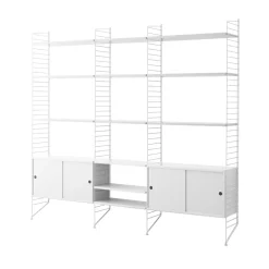 String bookshelf combination B - White Hot
