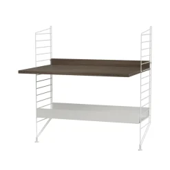 String children's room combination A - walnut & white Brown Discount