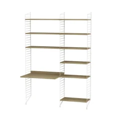 String children's room oak & white - Combination D Beige New