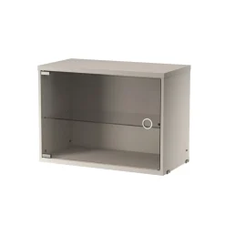 String display cabinet, , 58x30 cm Beige Clearance