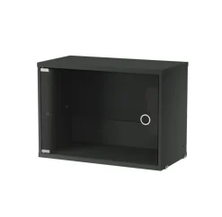 String display cabinet, Dark , 58x30 cm Grey Outlet