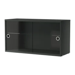 String display cabinet, Dark Grey Best