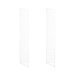 String floor panels, , 200x30 cm, 2-pack White Best