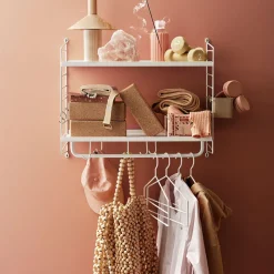 String hall wall shelf, White Discount