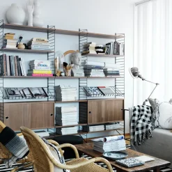 String magazine shelf wire, Beige Hot