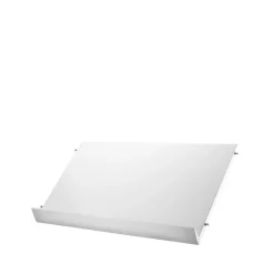 String magazine shelf wood, , 58x30 cm White Clearance