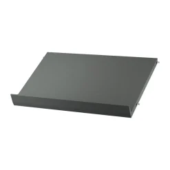String magazine shelf wood, Dark , 58x30 cm Grey