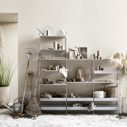 String Outdoor floor panel, Galvanized, 85x30cm, 2-pack Grey