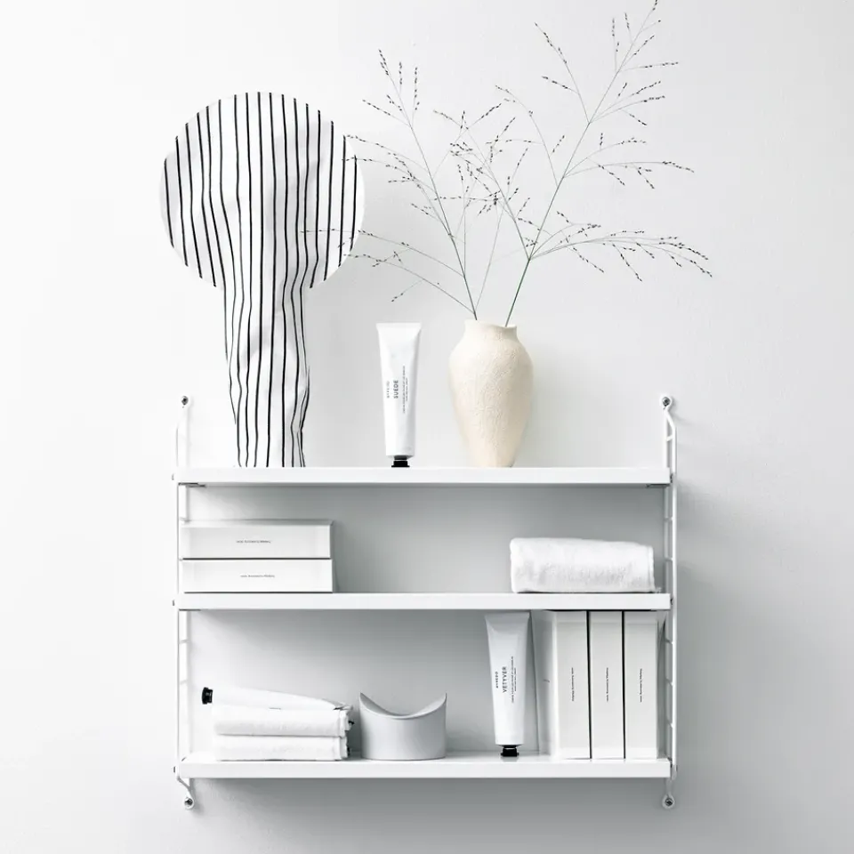 String Shelf Pocket , White Hot