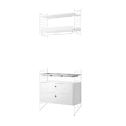 String shelf - combination G White Clearance