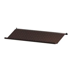 String shoe rack metal, Dark , 78x30 cm Brown Discount