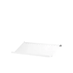 String shoe rack metal, , 58x30 cm White New