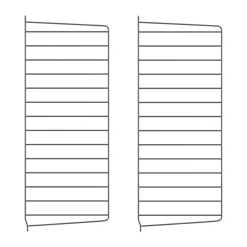 String wall panels, Dark , 75x30 cm, 2-pack Grey Online