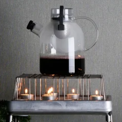 Born In Sweden Stumpastaken candle holder base, Silver Silver-coloured