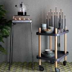 Born In Sweden Stumpastaken candle holder base, Silver Silver-coloured