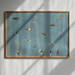 Fine Little Day Swimmers poster, , 50x70 cm Blue Online