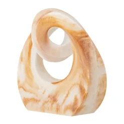Bloomingville Swirl decoration, Brown BrownWhite
