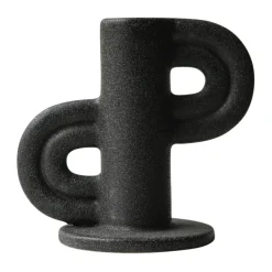 DBKD Swirl Slide candle holder, Black Discount