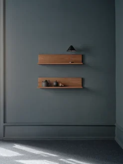 New Works Tana wall shelf 75 cm, Walnut Brown Outlet