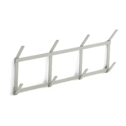 HAY Tape coat hook, Small metallic Grey Clearance