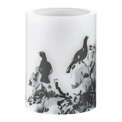 Muurla Teemu Järvi x LED candle Ø7.5x10 cm, Winter Capercaillie Beige Online