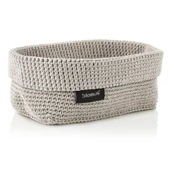 Blomus Tela textile basket L 12x20 cm, Sand Beige Outlet
