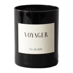 Tell Me More scented candle 48 h, Voyager BlackWhite Hot