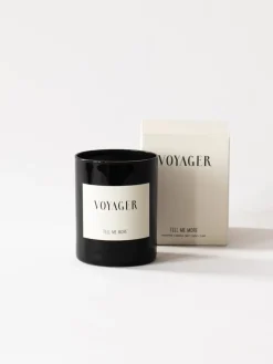 Tell Me More scented candle 48 h, Voyager BlackWhite Hot