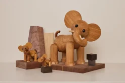 Spring Copenhagen Tembo elephant decoration 41 cm, Oak Beige Outlet