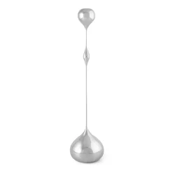 KLONG Tender candle holder high, Nickel Silver-coloured Best