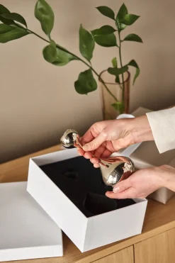 KLONG Tender candle holder small, Nickel Silver-coloured Best