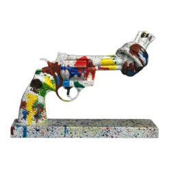 Non Violence Tennis for Peace Decoration 19 cm, Multi Best