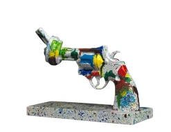 Non Violence Tennis for Peace Decoration 40 cm, Multi Discount