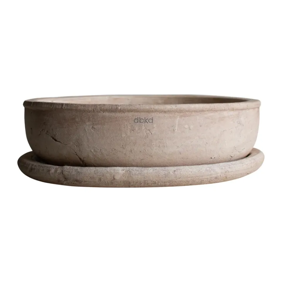 DBKD Terra bowl planter, Sand, Ø30x10.5 cm Beige Best