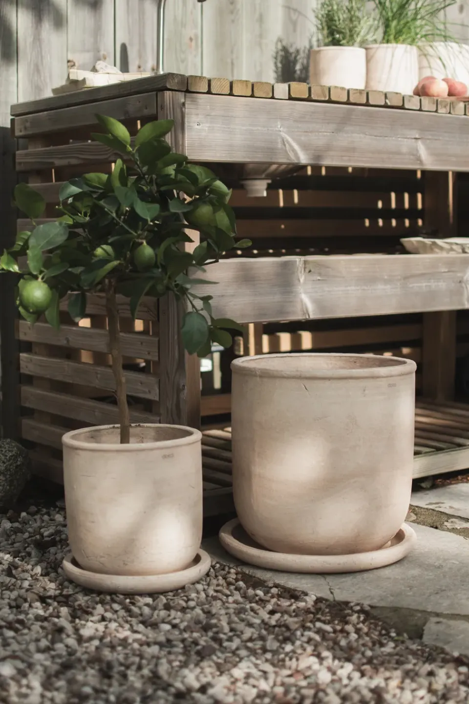DBKD Terra pot, Sand, Ø33x36 cm Beige
