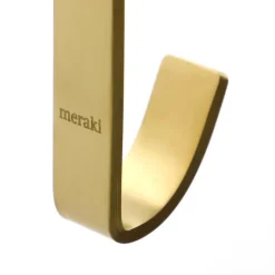 Meraki Thapsus hook 3-pack, Brushed brass finish Gold-coloured Best