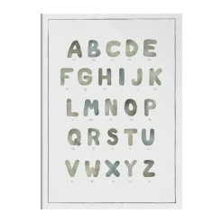 Kunskapstavlan® The Alphabet watercolour Poster, 50x70 cm Multi Best